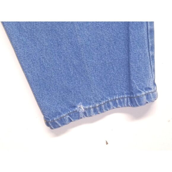 Classic Elements Pull-On Jeans womens Sz 12P ankle Blue Denim pockets high rise - Picture 4 of 8